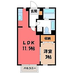 ヴォートル・メゾン B棟 2階/-