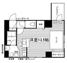 ピアチェーレ  ｜ 北海道札幌市北区北二十二条西６丁目2-34（賃貸マンション1R・8階・32.81㎡） その2