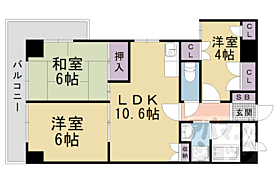 京都府京都市山科区東野片下り町（賃貸マンション3LDK・4階・68.90㎡） その2