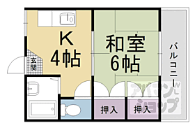 京都府京都市山科区北花山大峰町（賃貸アパート1K・1階・20.00㎡） その2