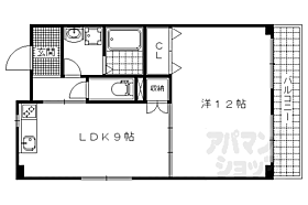 京都府京都市山科区東野八反畑町（賃貸マンション1LDK・3階・48.60㎡） その2