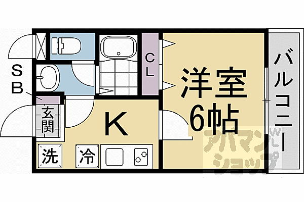 レジデンス京都伏見ＥＡＳＴ 302｜京都府京都市伏見区日野馬場出町(賃貸アパート1K・3階・20.74㎡)の写真 その2