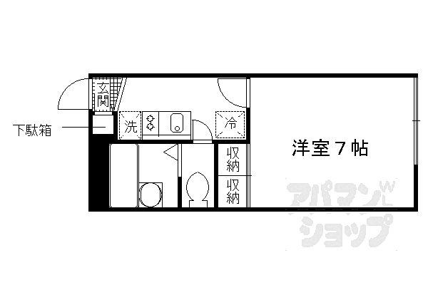 レオパレス南小栗栖 103｜京都府京都市伏見区小栗栖中山田町(賃貸アパート1K・1階・19.87㎡)の写真 その2