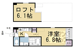 観月橋駅 5.5万円