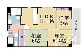 京都府京都市山科区椥辻東潰（賃貸マンション3LDK・9階・65.78㎡） その2