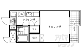 京都府京都市山科区大宅神納町（賃貸マンション1K・1階・19.25㎡） その2