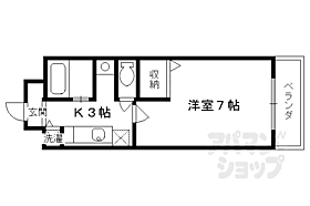 Ｏｚ 406 ｜ 京都府京都市伏見区下鳥羽南円面田町（賃貸マンション1K・4階・24.94㎡） その2