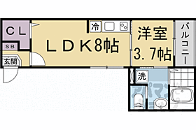 京都府京都市山科区四ノ宮泉水町（賃貸アパート1LDK・1階・30.10㎡） その2