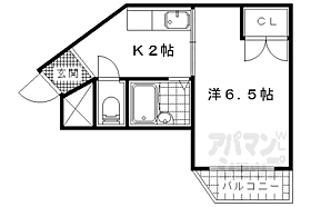 京都府京都市山科区音羽八ノ坪（賃貸マンション1K・2階・19.00㎡） その2