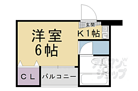 京都府京都市山科区椥辻草海道町（賃貸マンション1K・6階・17.32㎡） その2