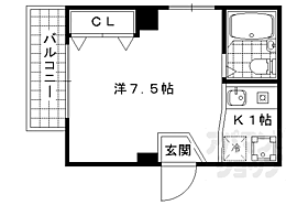 京都府京都市山科区音羽役出町（賃貸マンション1K・3階・18.00㎡） その2