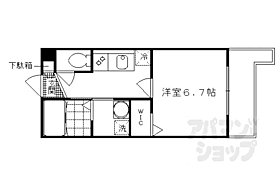 Ｋ’ｓＲｅｓｉｄｅｎｃｅ　伏見桃山 103 ｜ 京都府京都市伏見区桃山町泰長老（賃貸アパート1K・1階・24.84㎡） その2