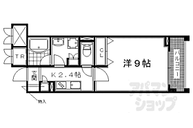 京都府京都市山科区東野片下リ町（賃貸マンション1K・6階・30.93㎡） その2