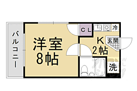 京都府京都市山科区小野御所ノ内町（賃貸マンション1K・2階・21.07㎡） その2