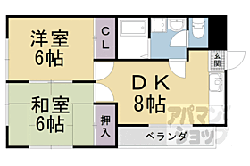 京都府京都市山科区西野楳本町（賃貸マンション2LDK・3階・43.90㎡） その2