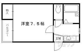 ロッキー 301 ｜ 京都府京都市伏見区竹田向代町川町（賃貸マンション1K・3階・18.50㎡） その2