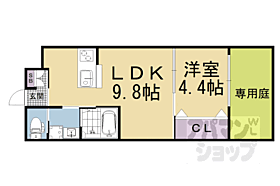 京都府京都市山科区御陵大津畑町（賃貸マンション1LDK・1階・33.07㎡） その2