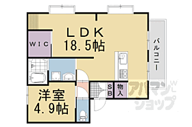 京都府長岡京市調子町一丁目（賃貸アパート1LDK・2階・50.00㎡） その2