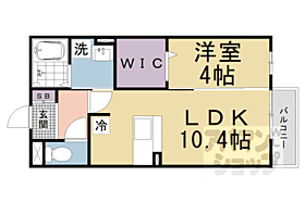 モナリエ砂田II 201 ｜ 京都府宇治市伊勢田町砂田（賃貸アパート1LDK・2階・37.53㎡） その2