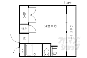 メゾン竹田 203 ｜ 京都府京都市伏見区深草北新町（賃貸マンション1R・2階・22.50㎡） その2