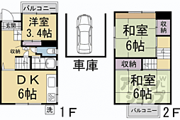 🉐敷金礼金0円！🉐納所岸ノ下貸家