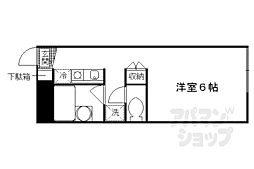 Ｃａｓｔｅｌｌｏ 208 1階1Kの間取り