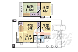 阪急京都本線 長岡天神駅 徒歩15分の賃貸テラスハウス