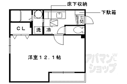 Ｍａｉｓｏｎ　ｄｅＮＡＧＯＭＩ 2階1Kの間取り