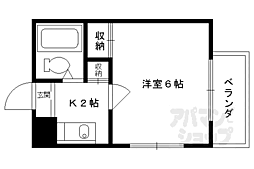 マンションＴＡＴＳＵＭＩＹＡ 1階1Kの間取り