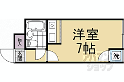トライヤード1 1Kの間取図画像