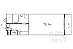 グランドハイツ津田 1Kの間取図画像