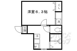 Nスクエア 1Kの間取図画像