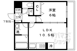 ルミエール菱川 1LDKの間取図画像