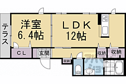 SOMNIUM藤森 1LDKの間取図画像