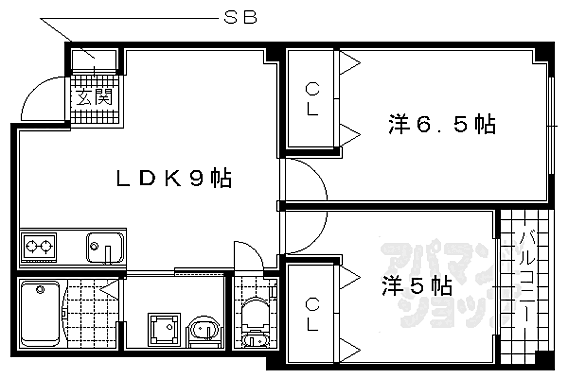 宇治アロームI_間取り_0