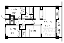 グランK'S 3LDKの間取図画像