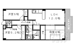 ベル・ヴィ西浦 3LDKの間取図画像