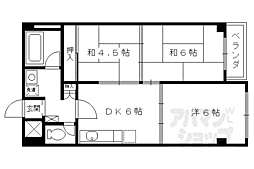 ヴィエント・だいご 3DKの間取図画像