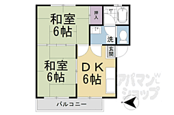 メイクス・久保 2DKの間取図画像
