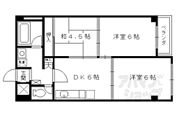 ヴィエント・だいご 3DKの間取図画像