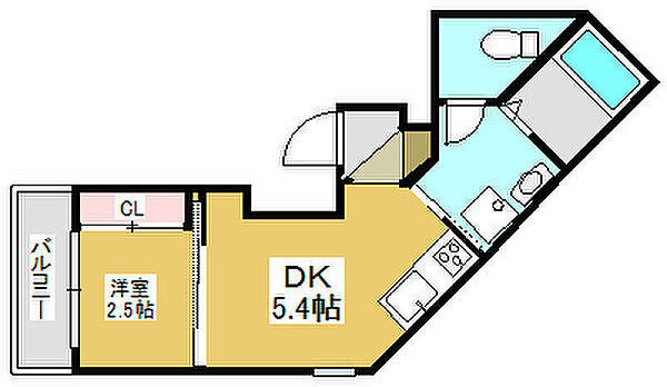 ブロンテ北在家ＥＡＳＴ 102｜兵庫県加古川市加古川町北在家(賃貸アパート1DK・1階・24.24㎡)の写真 その2