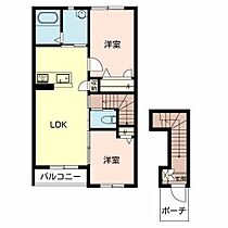 レジデンス永尾C 203 ｜ 兵庫県三木市大村（賃貸アパート2LDK・2階・52.61㎡） その2