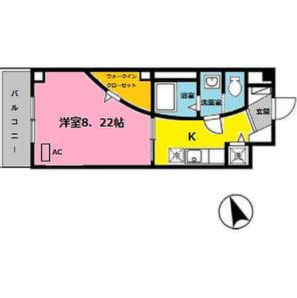 ヴィンチェロ 203｜兵庫県姫路市三左衛門堀東の町(賃貸マンション1K・2階・31.95㎡)の写真 その2