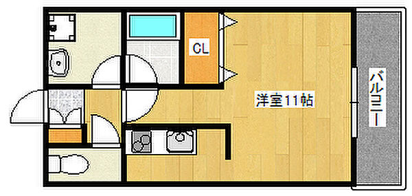 パレス東洋神戸6号館 712｜兵庫県神戸市灘区都通2丁目(賃貸マンション1R・7階・29.15㎡)の写真 その2