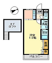 プリベールＫＯＢＡ 205 ｜ 兵庫県加古川市別府町西脇（賃貸アパート1K・2階・36.00㎡） その2