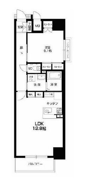 キャッスルコート博労町 406｜兵庫県姫路市博労町(賃貸マンション1LDK・4階・52.34㎡)の写真 その2