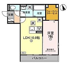 クオーレ神和 102 ｜ 兵庫県明石市貴崎3丁目（賃貸アパート1LDK・1階・45.26㎡） その2