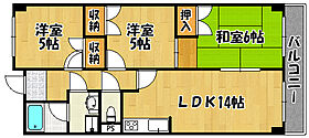 サンライフ大津和 503 ｜ 兵庫県神戸市西区大津和2丁目（賃貸マンション3LDK・5階・65.55㎡） その2