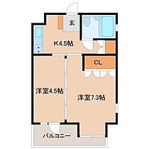 アーク武庫之荘No.5  ｜ 兵庫県尼崎市武庫之荘本町２丁目（賃貸マンション2K・2階・30.12㎡） その2