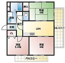 PlanDole　YUNE（プランドールユネ）  ｜ 兵庫県尼崎市武庫之荘７丁目（賃貸マンション3LDK・2階・56.95㎡） その2